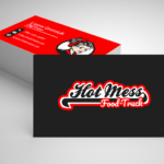 Hot Mess Business Card Front